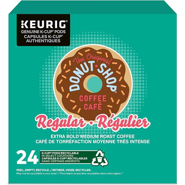 NEW THE ORIGINAL DONUT SHOP REGULAR KEURIG K PODS