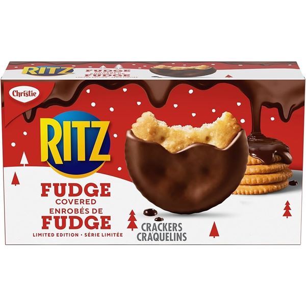 NEW RITZ FUDGE COVERED CRACKERS 212G BOX