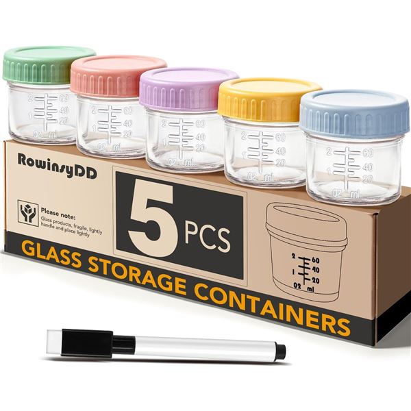 NEW ROWINSY DD FOOD STORAGE CONTAINERS 5PCS