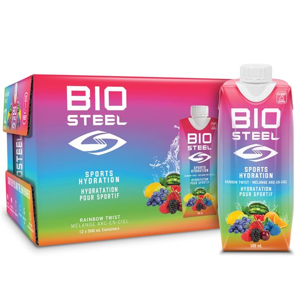 NEW 12 X 500ML BIO STEEL SPORTS DRINK