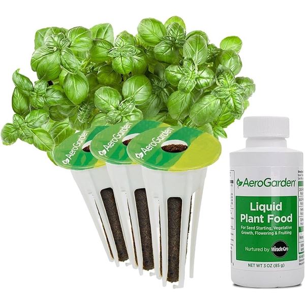 NEW AEROGARDEN SEED POD KIT PESTO BASIL 3 POD KIT