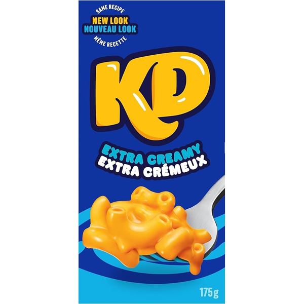 NEW 24 X 175G KRAFT DINNER EXTRA CREAMY