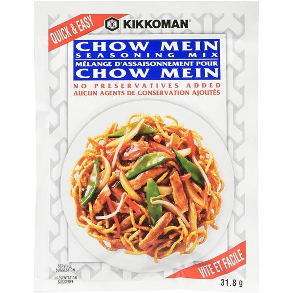 NEW 12 X 32G KIKKOMAN SEASONING MIX CHOW MEIN