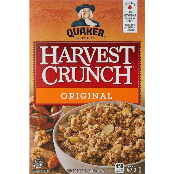 4 NEW QUAKER NATURAL ORIGINAL BLEND CEREAL