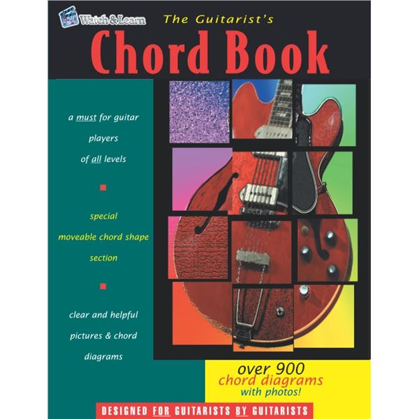 NEW PAPERBACK - THE GUITARIST'S CHORD BOOK