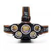 Image 2 : RECHARGEABLE 5 LED HEADLAMP: 4 MODES, WATERPROOF