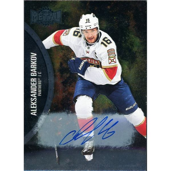 2021-22 Metal Universe Aleksander Barkov autograph