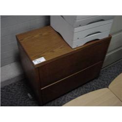 Cherry 2 Drawer Lateral File Cabinet