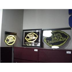 3  Mike Hard Lemonade Signs