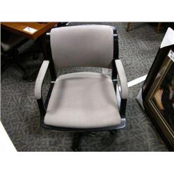 Black Framed Rolling Client Chair