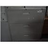 Image 1 : Grey 3 Drawer Lateral File Cabinet