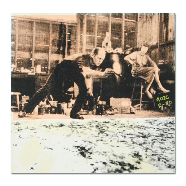 Jackson Pollock at Work by "Ringo" Daniel Funes