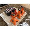 Image 4 : (5) Jack Stands, (3) Truck Batteries