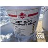 Image 3 : (4) Pails Of G70 3/8 IN. Transport Chain