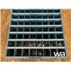 Image 5 : (72) Hole Blue Bolt Bin & Contents
