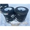 Image 3 : (8) Doublestar ST235/80R16 Tires & Rims