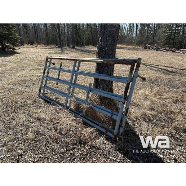 (2) 9 FT. 6 IN. HD STEEL GATES