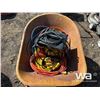 Image 4 : WHEEL BARROW, ELECTRICAL CORD, BATTERY CHARGER