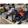 Image 1 : SHOP VAC., GARBAGE CAN, CART TIRES, SHOP TOOLS