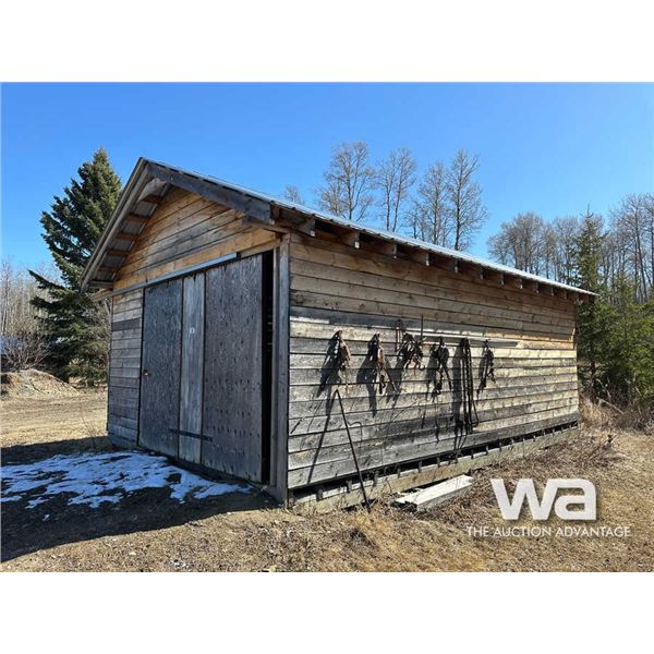 16 X 24 FT. BROWN STORAGE BUILDING