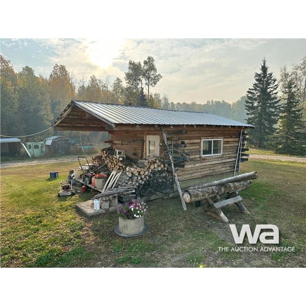 16 FT X 16 FT. SQUARE TIMBER CABIN