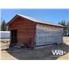 Image 3 : 16 X 22 FT. WOOD SHED ON SKIDS