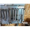 Image 3 : WALL RACK & WRENCHES, BLADES, BATTERY TESTER