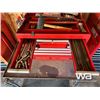Image 7 : RED TOOL CHEST & TOOLS BLACK STAND