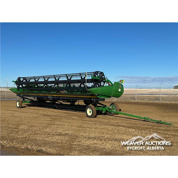 2018 JOHN DEERE 735D 35 FT DRAPER COMBINE HEADER