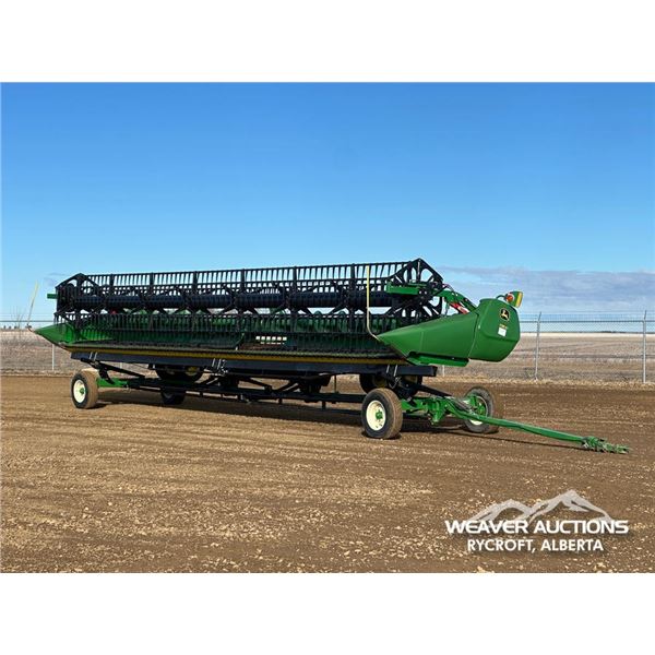 2018 JOHN DEERE 735D 35 FT DRAPER COMBINE HEADER