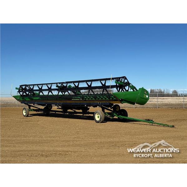 2013 JOHN DEERE 640D 40 FT. DRAPER COMBINE HEADER