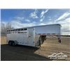 Image 2 : 2014 FEATHERLITE 20 FT T/A  ALUMINUM STOCK TRAILER