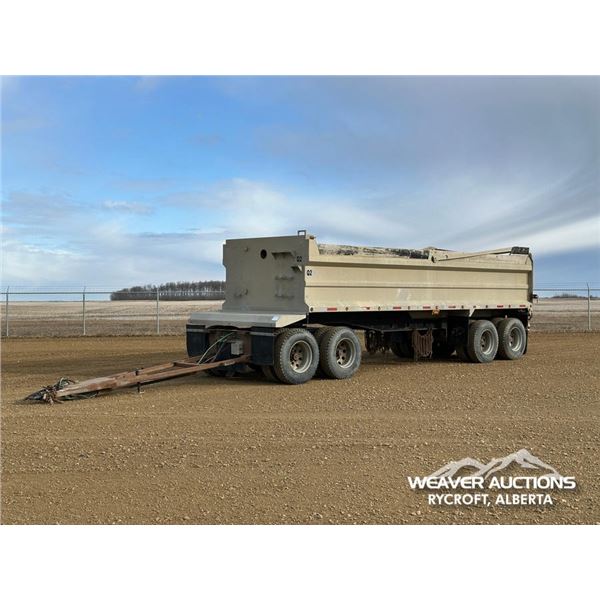 2008 JP 27 FT QUAD/A PUP END DUMP TRAILER