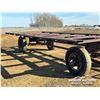 Image 8 : 4 WHEEL 25  FT X 10 FT BALE WAGON