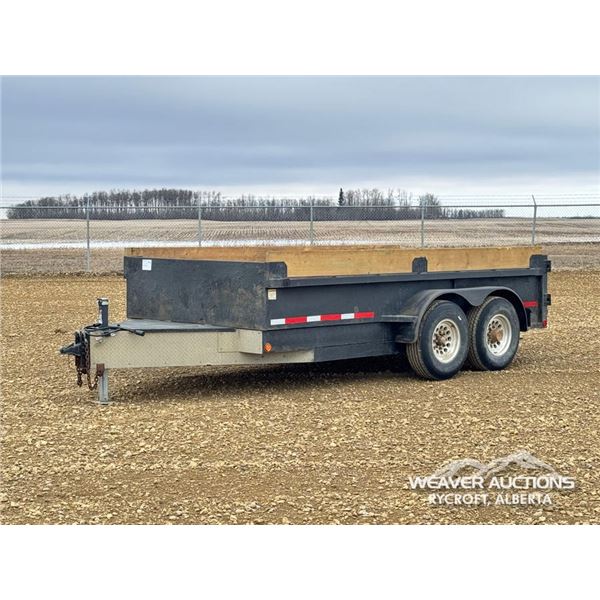 2004 TRAILTECH L270HD 16 FT. T/A DUMP TRAILER