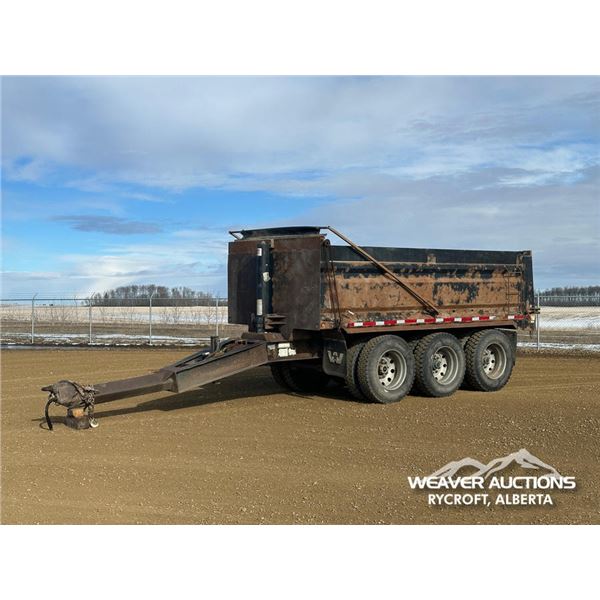 2007 CANCADE 17 FT. TRIDEM DUMP PUP TRAILER