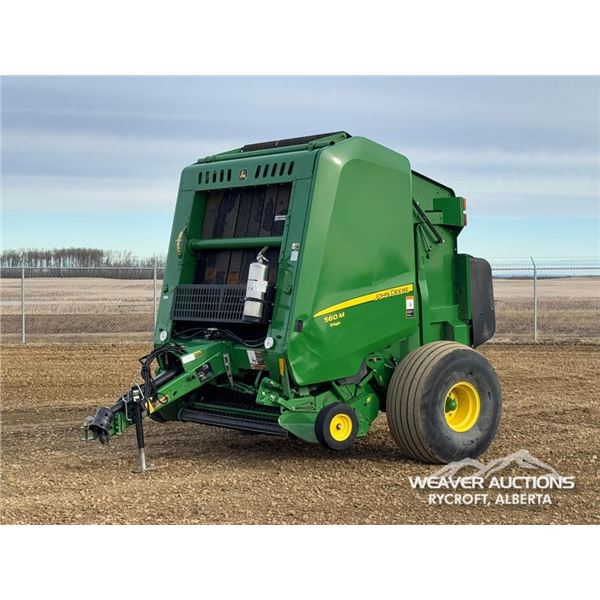 2018 JOHN DEERE 560M SILAGE ROUND BALER