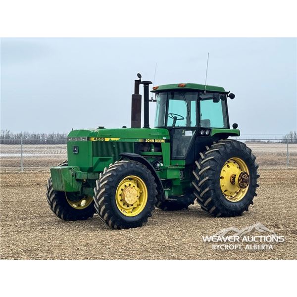 1990 JOHN DEERE 4555 MFWD TRACTOR