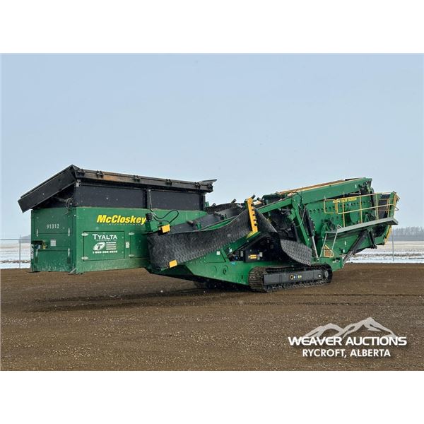 2020 MCCLOSKEY S190 2DT TRACKED SCREENING PLANT