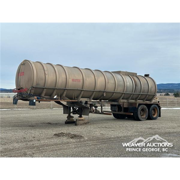 1989 SHOP BUILT 32,000L T/A TANK TRAILER