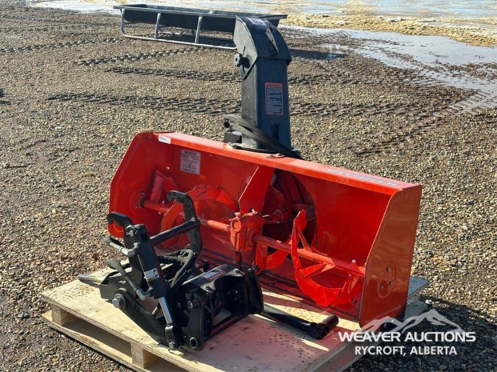 KUBOTA 4 FT. SNOWBLOWER W/ FRONT MOUNT PTO ADAPTER - Weaver Bros ...