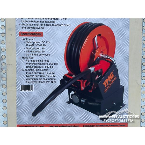 TMG FUEL PUMP W/HOSE REEL