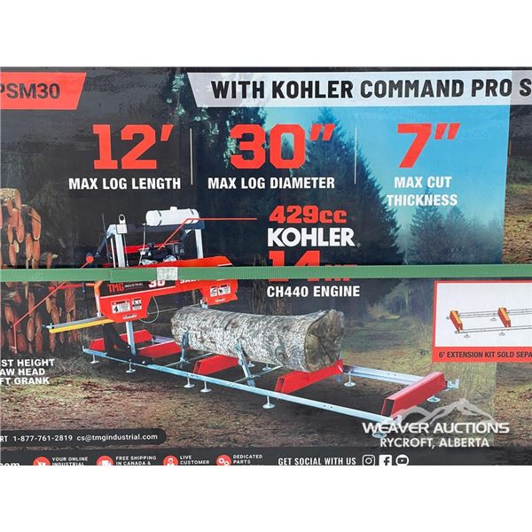 TMG 30 IN. PORTABLE SAWMILL