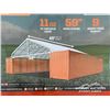 Image 1 : TMG 30 X 40 FT. PEAK ROOF CONTAINER SHELTER