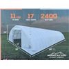 Image 1 : TMG 30 X 80 FT. PEAK CEILING STORAGE SHELTER