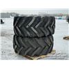 Image 3 : (2) GOODYEAR 28L R26 COMBINE TIRES