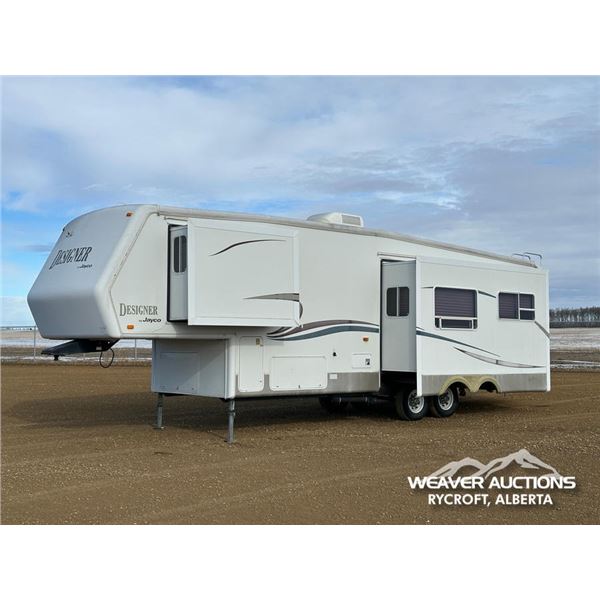 2002 JAYCO DESIGNER 5TH WHEEL T/A TRAVEL TRAILER