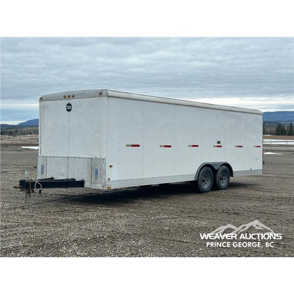 2002 WELLS CARGO 24 FT. T/A ENCLOSED SHOP TRAILER