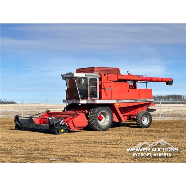 1995 MASSEY FERGUSON 8570 COMBINE
