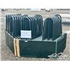 Image 1 : (3) HEAVY DUTY TOMBSTONE BALE FEEDERS